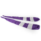 Status techno sock poi in purple reflecting