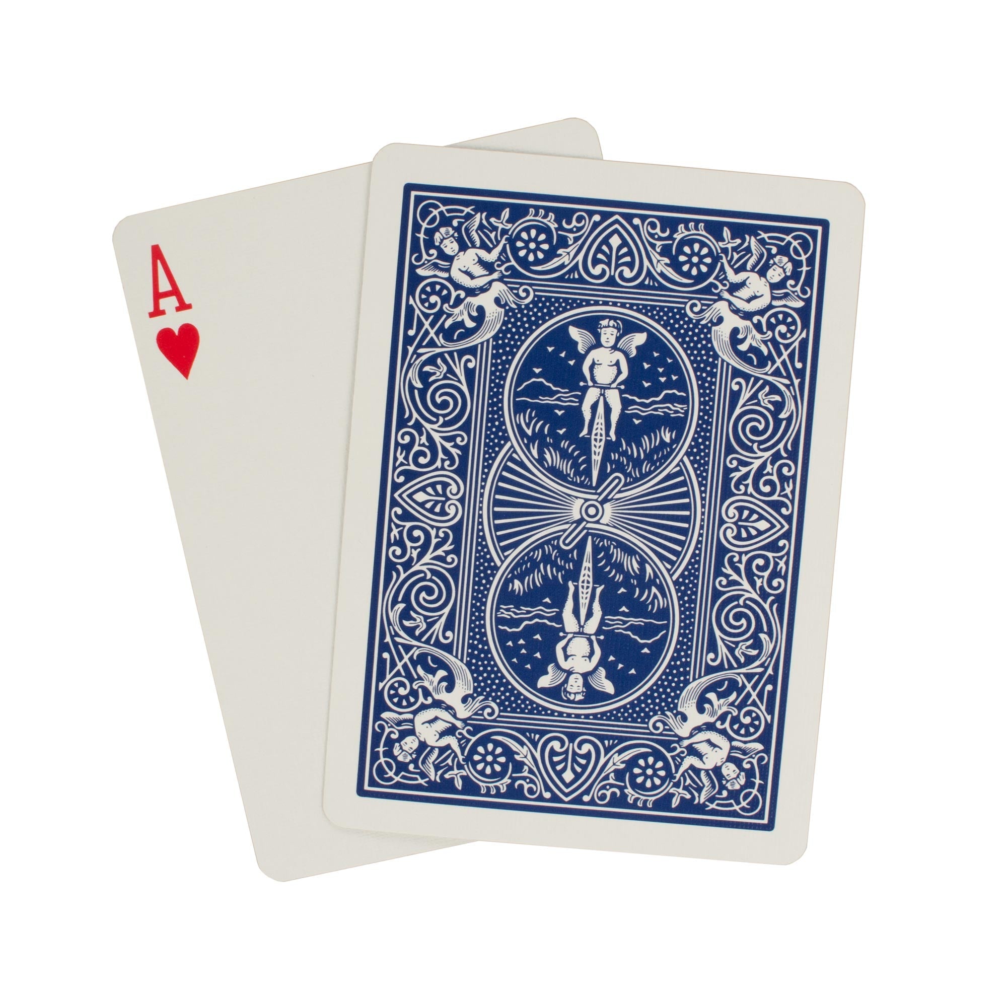 Bicycle Standard Deck blue back of cards