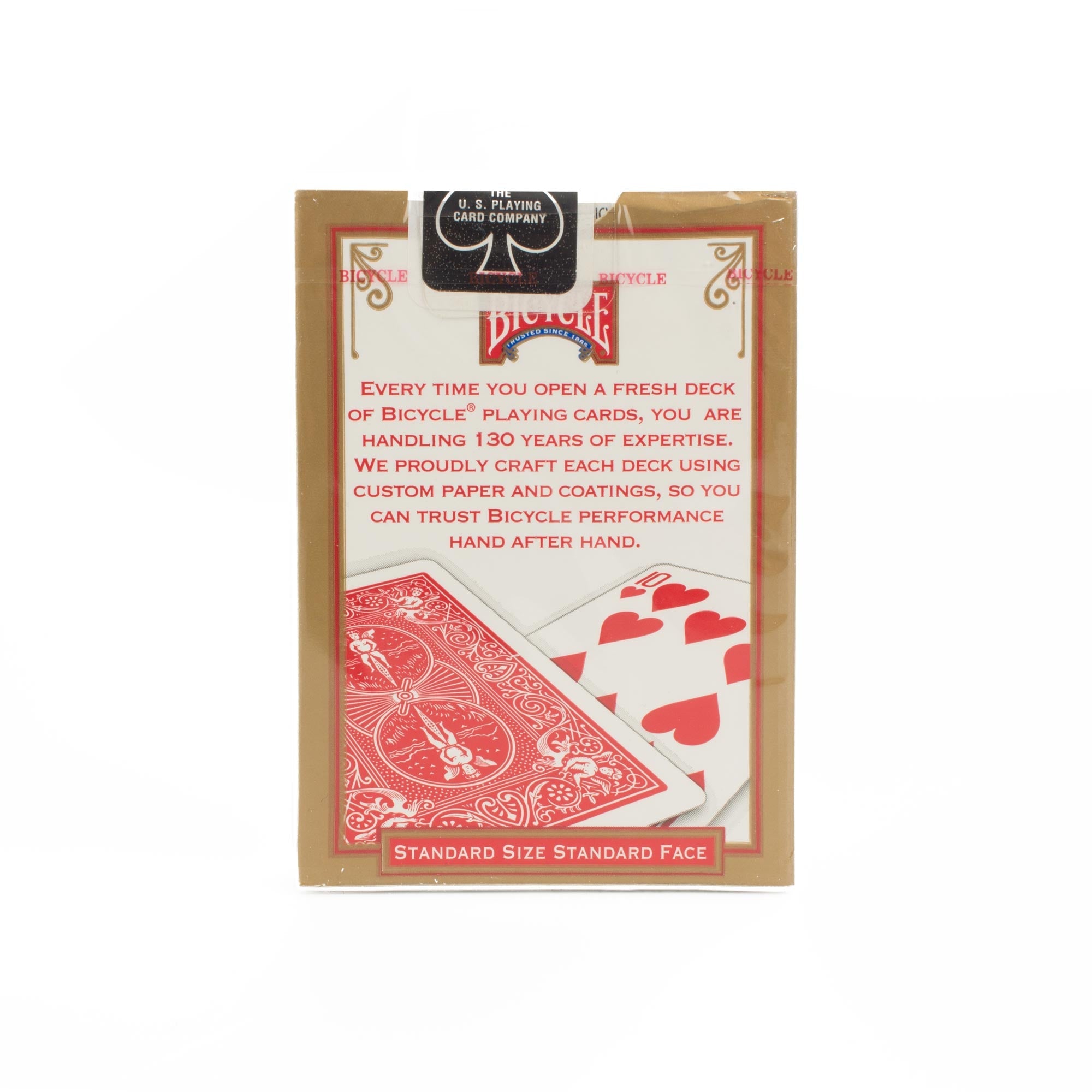 Bicycle Standard Deck red back of packet