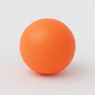 Orange ball on a light gray background