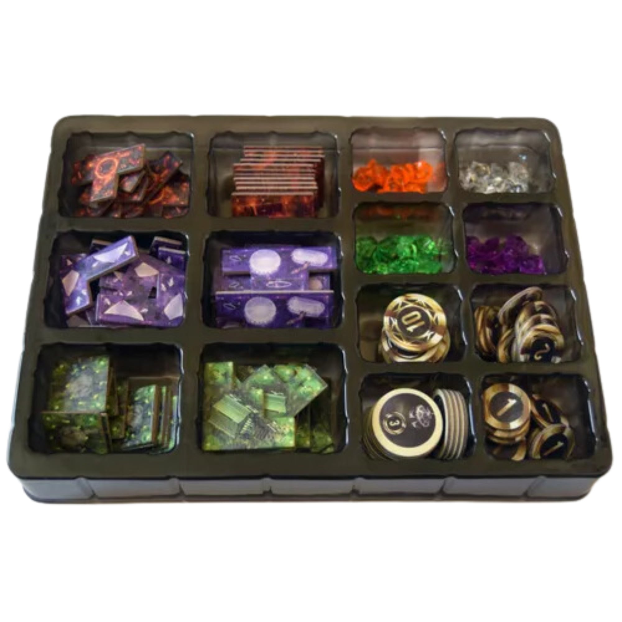 The Magnificent components in tray