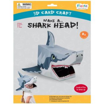 3D Mask Card Craft - Shark Mask